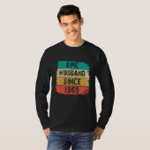 53. Wedding Anniversary Epic Husband Seit 1969 T-Shirt (Vorne ganz)