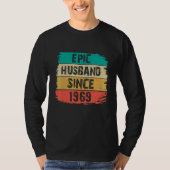 53. Wedding Anniversary Epic Husband Seit 1969 T-Shirt (Vorderseite)
