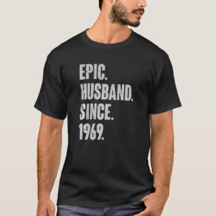 53 Wedding Anniversary For Him Epic Husband Since T-Shirt
