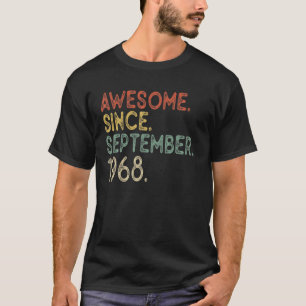 53Rd Phantastisch seit September 1968 53Rd Geburts T-Shirt