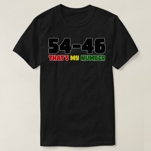 5446 das meine Nummer T-Shirt (Design vorne)