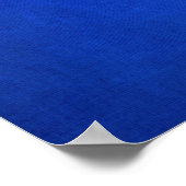 5449_sports DARK ROYAL BLAUE SPORTS VIBRANT FARBE Poster (Ecke)