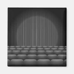 5460Grauer Vorhang Magnet