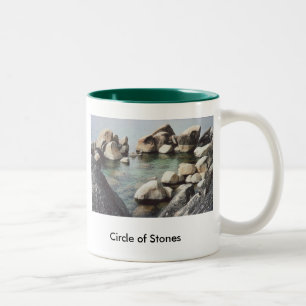 54. 300-100 Kreis der Steine 9-00, 54. 300-100… Zweifarbige Tasse