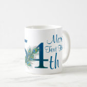 # 54 - 54. Hochzeitstag oder 54. Geburtstag Kaffeetasse (VorderseiteRechts)