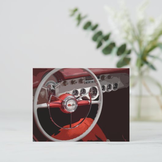 "54 Corvette Räume Postkarte (Stehend Vorderseite)