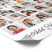 54 Foto Collage Fügen Sie Ihr eigenes Grußplakat h Poster (Ecke)