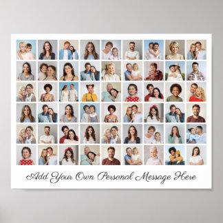 54 Foto Collage Fügen Sie Ihr eigenes Grußplakat h Poster