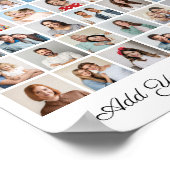 54 Foto Collage Fügen Sie Ihr eigenes Grußplakat h Poster (Ecke)