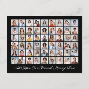 54 Foto Collage Fügen Sie Ihren eigenen Gruß hinzu Postkarte