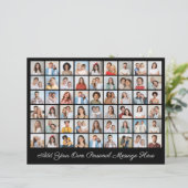 54 Foto Collage Hinzufügen Sie Ihre eigene Grußkar (Stehend Vorderseite)