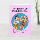 54. Geburtstag der Männer Karte (Vorderseite)