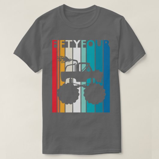 54. Geburtstag Geschenkmonster LKW Shirt 54 Jahre  (Design vorne)