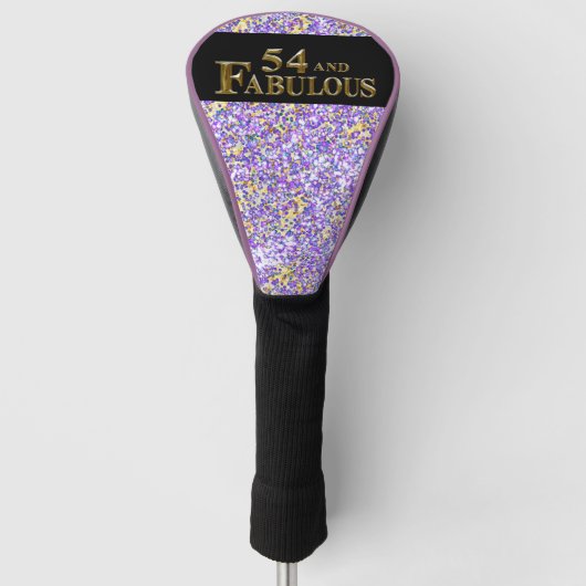 54. Geburtstag Golf Headcover (Vorderseite)