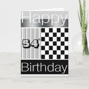 54. Geburtstag Karte