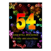 54. Geburtstag noch rocken (Vorne)