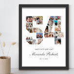 54. Geburtstag Nr. 54 Custom Foto Collage Poster<br><div class="desc">Feiern Sie 54. Geburtstag mit diesem personalisierten 54 Foto Collage Poster. Dieses individuell gestaltbare Geschenk eignet sich auch für Hochzeitsfeiern. Es ist eine großartige Möglichkeit, wertvolle Erinnerungen aus Ihrer Hochzeit und Ihrem verheirateten Leben zu zeigen. Das Poster enthält eine Collage von Fotos, die diese besonderen Momente erfassen, und kann mit...</div>