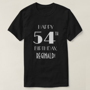54. Geburtstagsfeier - Art Deco inspiriertes Ausse T-Shirt