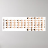 54 Gesichtshaarstile Poster (Vorne)