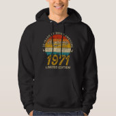54 Jahre alt 1971 Retro Phantastisch 54. Geburtsta Hoodie (Vorderseite)