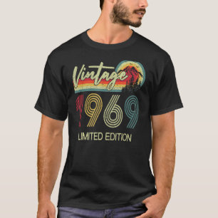 54 Jahre alt Vintag 1969 Gebilde 1969 54. Geburtst T-Shirt
