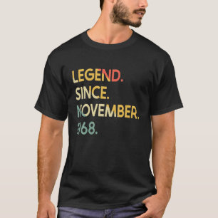 54 Jahre alte Legende seit November 1968 54. Gebur T-Shirt