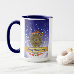 54 Jahre Erholung Münzjubiläum Sie sind ein Wunder Tasse