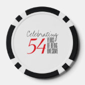 54 Jahre phantastisch Pokerchips (Rückseite)