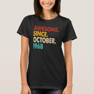 54 Jahre Phantastisch seit Oktober 1968 54. Geburt T-Shirt