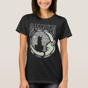 54 Mazzy Star Mond und Katze Vintage T-Shirt