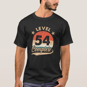 54 Vollständiger Retro 54. Hochzeitstag T-Shirt