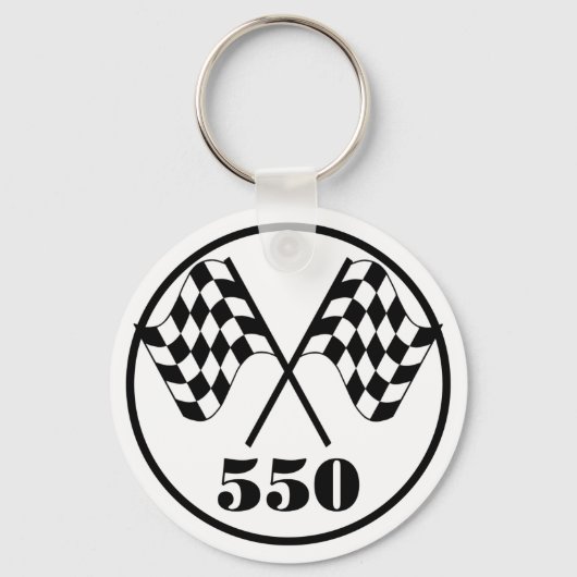 550 Markierte Flaggen Schlüsselanhänger (Vorderseite)