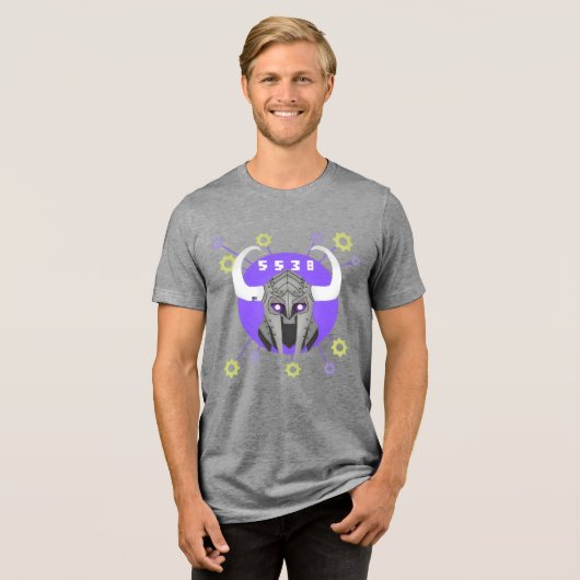 5538- Saison 25/26 - Team Swag Tri-Blend Shirt (Vorderseite voll)
