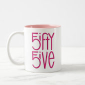 5555 heiße rosa Tasse (Links)