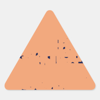 5556 abstrakte Kunst Dreieckiger Aufkleber