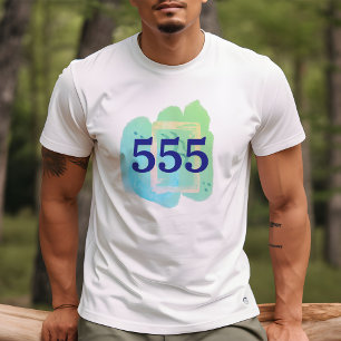 555 Angel-Zahl Transformation Affirmation T-Shirt