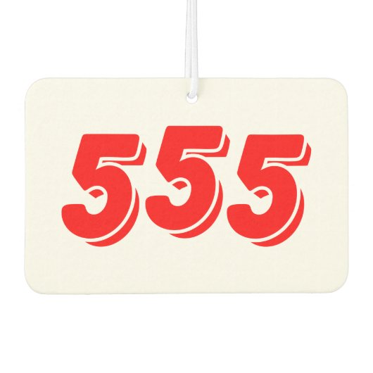 555 AUTOLUFTERFRISCHER (Vorderseite)