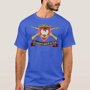 555. Parachute Infanterie-Bataillon SSI Black Red T-Shirt