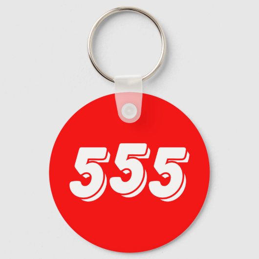 555 SCHLÜSSELANHÄNGER (Vorderseite)