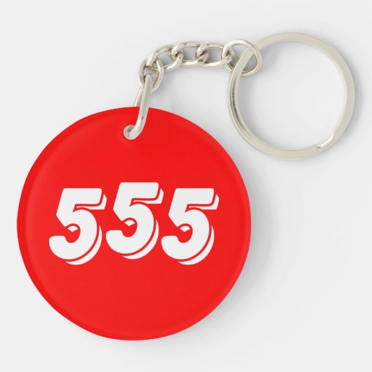 555 SCHLÜSSELANHÄNGER (Rückseite)