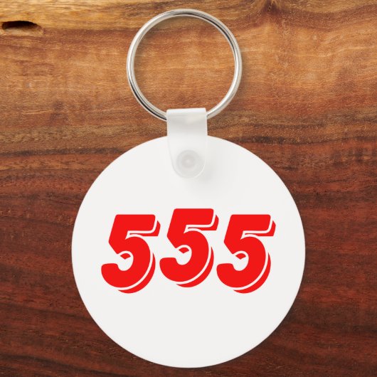 555 SCHLÜSSELANHÄNGER (Vorderseite)