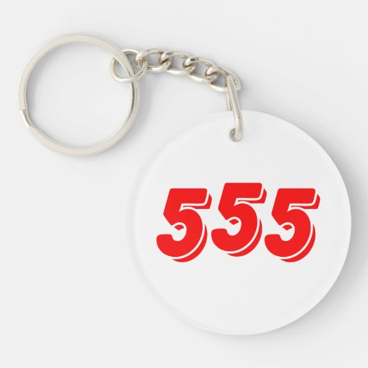 555 SCHLÜSSELANHÄNGER (Vorderseite)