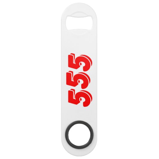 555 SPEED FLASCHENÖFFNER (Vorderseite)