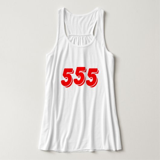 555 TANK TOP (Design Vorderseite)