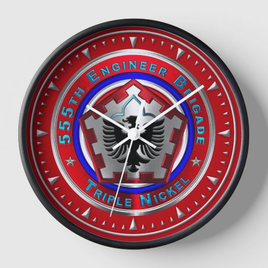 555th Engineer Brigade Uhr (Vorderseite)