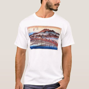 55. 三 大 橋, 広 Sanjō Ōhashi, Hiroshige, Ukiyo-e T-Shirt