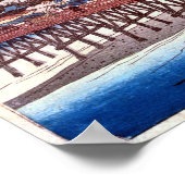 55. 三 条 橋, 広 重 POSTER (Ecke)