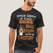 55 auf einmal Beagle Welpe T-Shirt (Vorderseite)