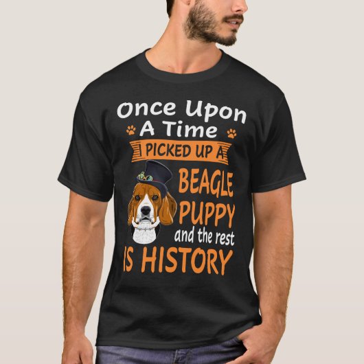 55 auf einmal Beagle Welpe T-Shirt (Vorderseite)