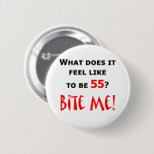 55 beißen Sie mich! Button (Vorne & Hinten)